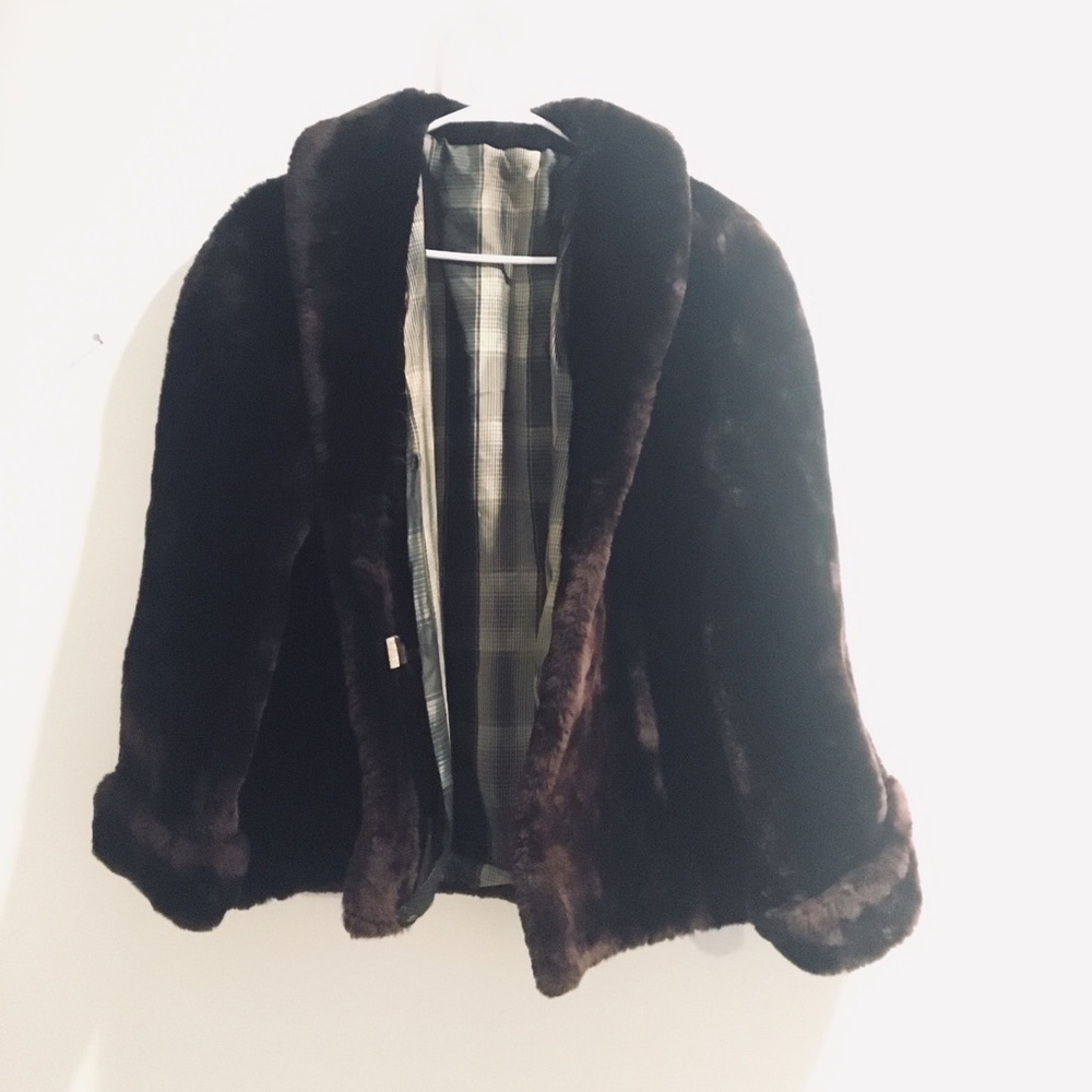 Vintage Fur Label Authority Coat